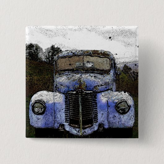 Vintager LKW Button (Vorderseite)