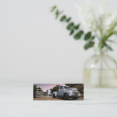 Vintager LKW-dünne Karte (Stehend Vorderseite)