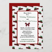 Vintager LKW-Einladung zur Feiertagspartei Einladung (Vorne/Hinten)