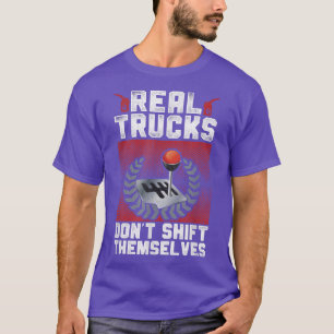 Vintager LKW-Fahrer-Lenker T-Shirt