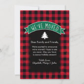 Vintager Lkw Frohe Weihnachtsreise Ankündigung (Rückseite)