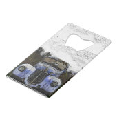 Vintager LKW Geldbeutel Flaschenöffner (Rückseite Schrägansicht)