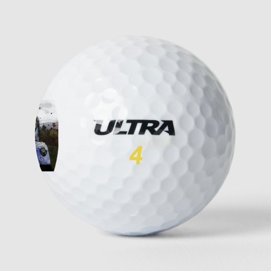 Vintager LKW Golfball (Logo)