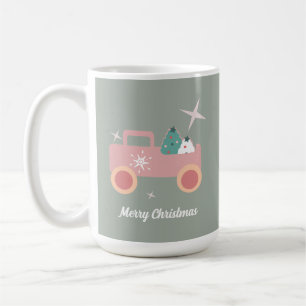 Vintager LKW Groovy Weihnachtskekse Kaffeetasse