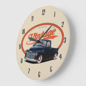 Vintager LKW Große Wanduhr (Winkel)