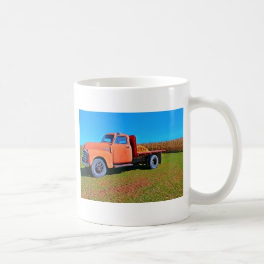 Vintager LKW Kaffeetasse (Rechts)