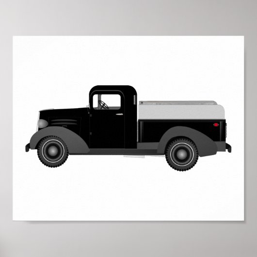 Vintager Lkw Kinder Dekoration Plakat drucken (Vorne)