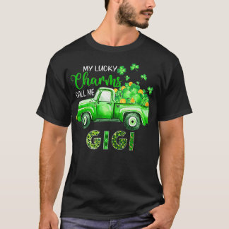 Vintager Lkw Meine Glücksbringer nennen mich Gigi  T-Shirt