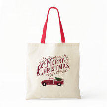 Vintager LKW mit frohen Weihnachten