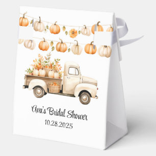 Vintager LKW mit Pumpkins-Brautparty Geschenkschachtel