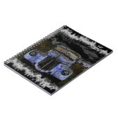 Vintager LKW Notizblock (Linke Seite)