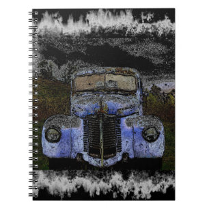 Vintager LKW Notizblock