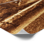 Vintager LKW Poster (Ecke)