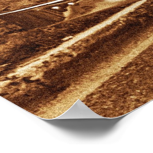 Vintager LKW Poster (Ecke)