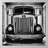 Vintager LKW Poster (Vorne)