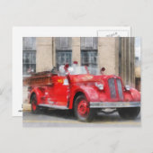 Vintager LKW Postkarte (Vorne/Hinten)