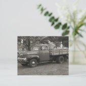 Vintager LKW Postkarte (Stehend Vorderseite)