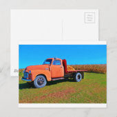 Vintager LKW Postkarte (Vorne/Hinten)