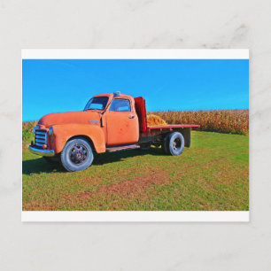Vintager LKW Postkarte