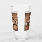 Vintager LKW Rustikales Holz Glas (Links)