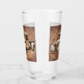 Vintager LKW Rustikales Holz Glas (Rechts)