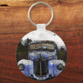 Vintager LKW Schlüsselanhänger (Vorderseite)