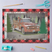 Vintager LKW Seidenpapier (Basteln)