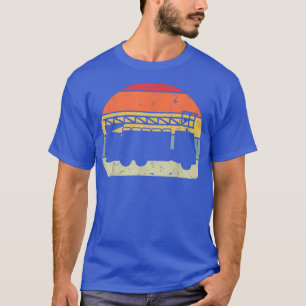 Vintager LKW-Silhouette Kfz-Auto T-Shirt
