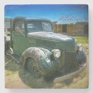 Vintager LKW-Untersetzer Steinuntersetzer