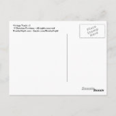 Vintager Lkw v.1 Postkarte (Rückseite)