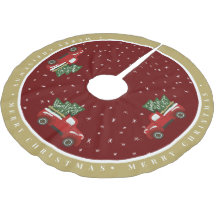 Vintager LKW Weihnachtskrug Polyester gebürstet