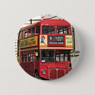 Vintager London-Bus Button
