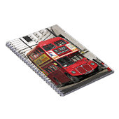 Vintager Londoner Bus Notizblock (Rechte Seite)