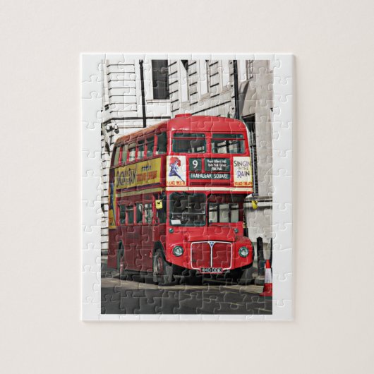 Vintager Londoner Bus Puzzle (Vertikal)