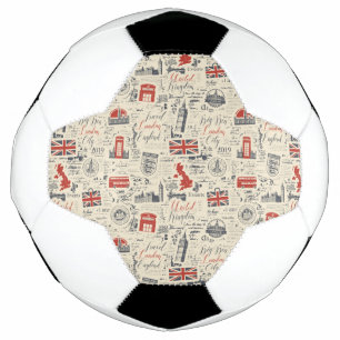 Vintager Londoner Fußballball Fußball