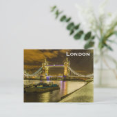 Vintager Londoner Tourismus Postkarte (Stehend Vorderseite)