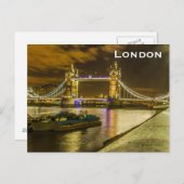 Vintager Londoner Tourismus Postkarte (Vorne/Hinten)