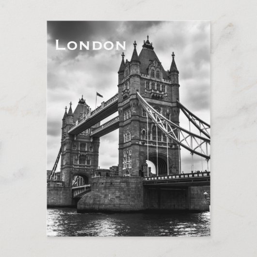 Vintager Londoner Tourismus Postkarte (Vorderseite)