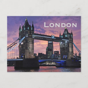 Vintager Londoner Tourismus Postkarte