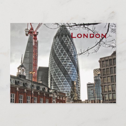 Vintager Londoner Tourismus Postkarte (Vorderseite)