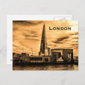 Vintager Londoner Tourismus Postkarte (Vorne/Hinten)