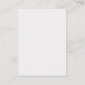 Vintager Look altmodische, einfache Hochzeitsdetai Begleitkarte (Rückseite)