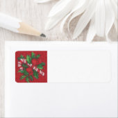 Vintager Look Candy Cane auf Etiketten (Insitu)