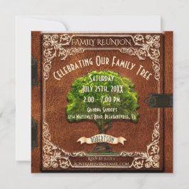 Vintager Look der Wiedersehen Einladung