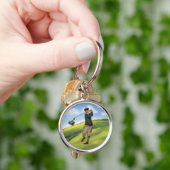 Vintager Look Golfer Golf Schlüsselanhänger (Hand)