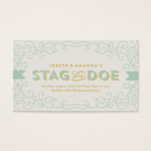 Vintager Look - Stag und Dot Event Ticket