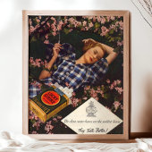 Vintager Lucky Strike Zigaretten Tabak Poster