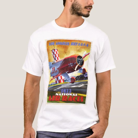 Vintager Luft Racer T-Shirt (Vorderseite)