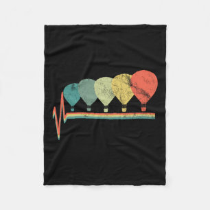 Vintager Luftballon-Pilot-Aviator Fleecedecke