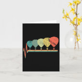 Vintager Luftballon-Pilot-Aviator Karte (Gelbe Blume)